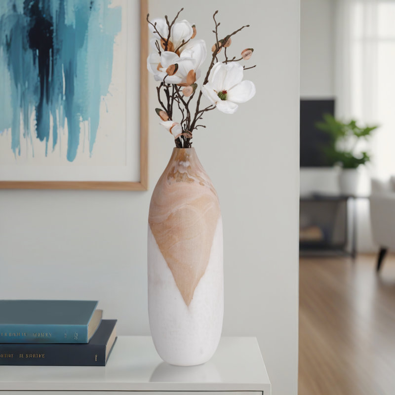 Helvig Glass Vase, 19" H x7" W x 7" D