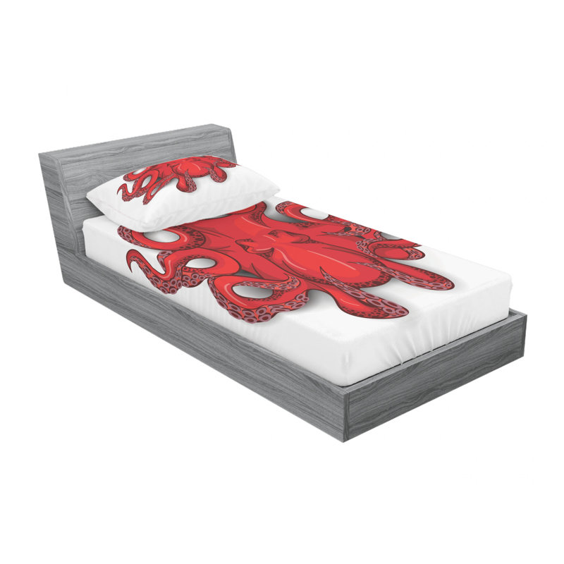 Microfiber Sheet Set, Twin Sheet Set with Fitted Sheet