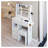 Length 11.8" X Width 15.7" X Height 63" Simple Stylish Dressing Mirror Cabinet, Full Body Mirror Cabinet, Extra Large Mirror, Multi Layer High Capacity Storage, Use Alone Or In Conjunction With Vanity