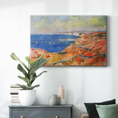 On the Cliff near Dieppe, 1897-Gallery Wrapped Canvas