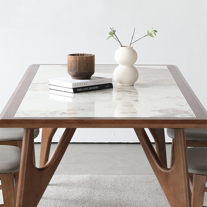 Table de salle à manger Nu-brown, H 29,53 po x L 70,87 po x l 35,43 po