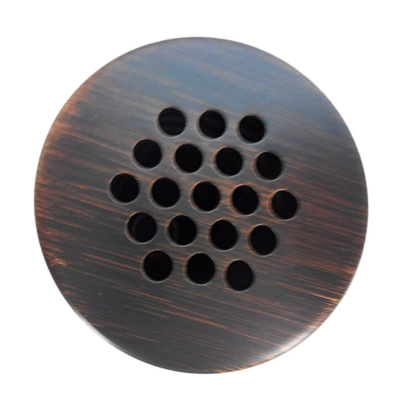 1-1/2" 19 Hole Grid Drain for Copper Bath Sinks Non-Over Flow