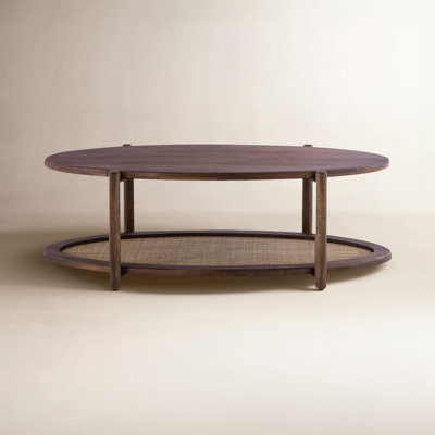 Avalon 47" Walnut Coffee Table