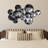 Obsidian Handmade Modern Abstract Wall Decor on Metal