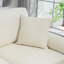 Canapé modulaire avec méridienne interchangeable, blanc crème