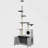 Cat Tree With Litter Box Enclosure, 2 In 1 Floor To Ceiling Cat Tower Litter Box Furniture With Condo, Bed, Hammock, Scratching Posts, And Platforms For Indoor Use, Grey
