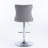 Swivel Velvet Barstools with Adjusatble Seat Height-1880070283-1880070260