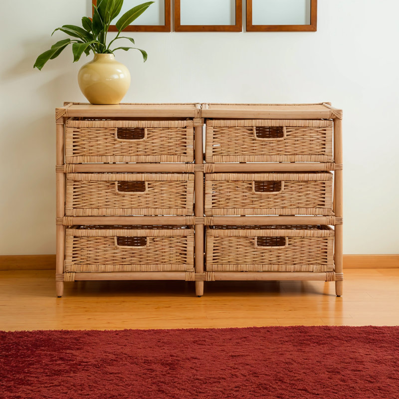 Bourbeau 88cm W 6 - Drawer Chest of Drawers