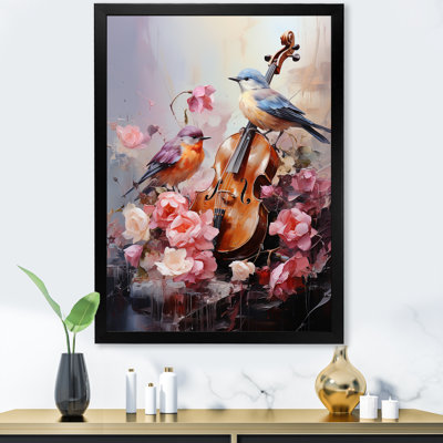 " Violin And Nature Harmonic Hues "