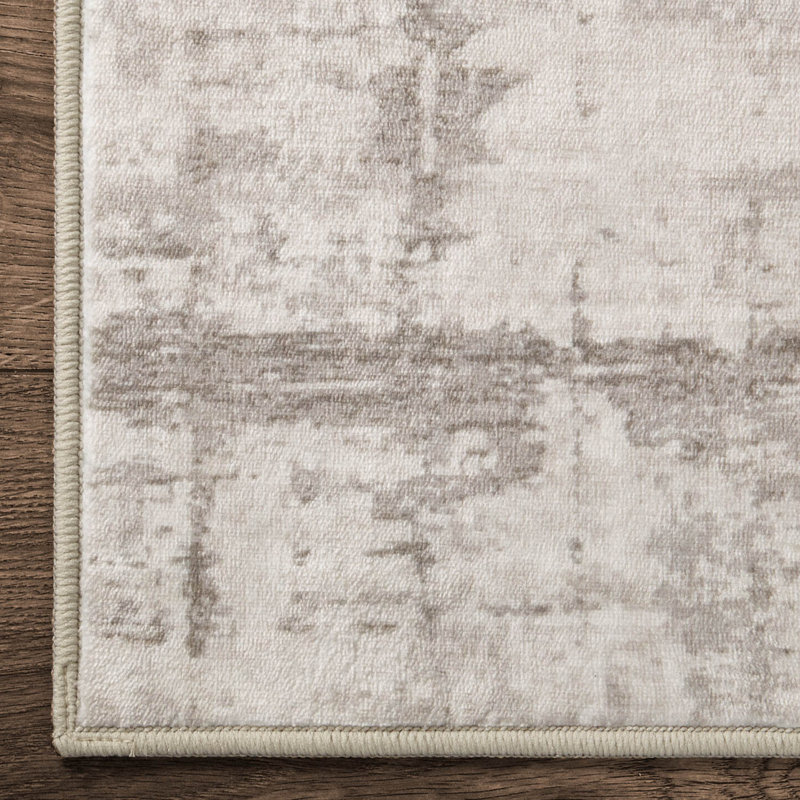 Dream Mink Theo Printed Rugs, 2' x 4', Beige