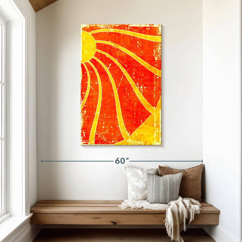 Rayons de soleil grunge Kerner, H 45 po x l 30 po