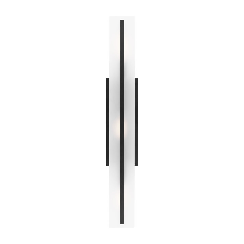 - Light Vanity Light, 4.75"H x 29.88"W x 4.88"D, Midnight Black, 3