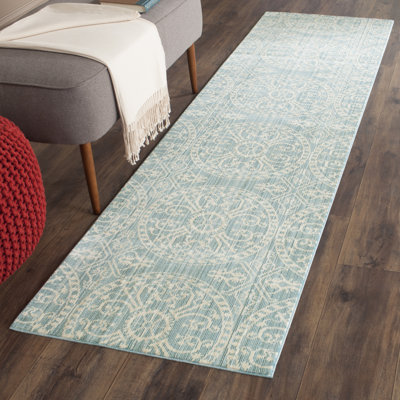 Harlee Damask Hand Woven Area Rug