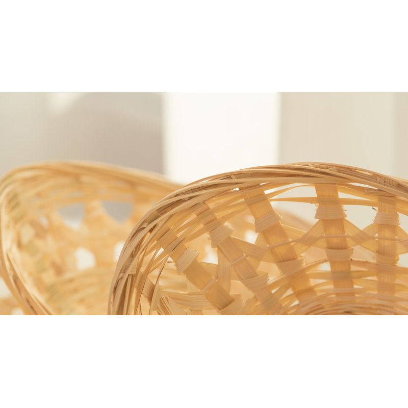 August Grove® Tobler Wood Bread Basket