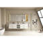 Miroir de salle de bain 84 po x 36 po à DEL, brouillard arrière, grande mémoire réglable, meuble-lavabo à cadre noir chic, fixation murale avec cadre radiant-1056597688