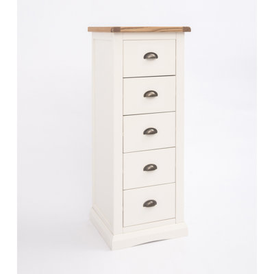 45 cm W Chest of 5 Drawers