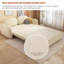 Canapé ajustable en velours crème Tech-545315435