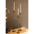  Distressed Iron Taper Candleholders – Decorative Set of 3, 23.5" H
