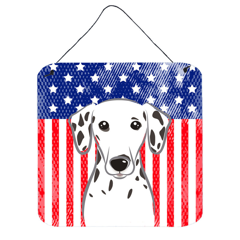 Décoration murale drapeau american, Dalmatien