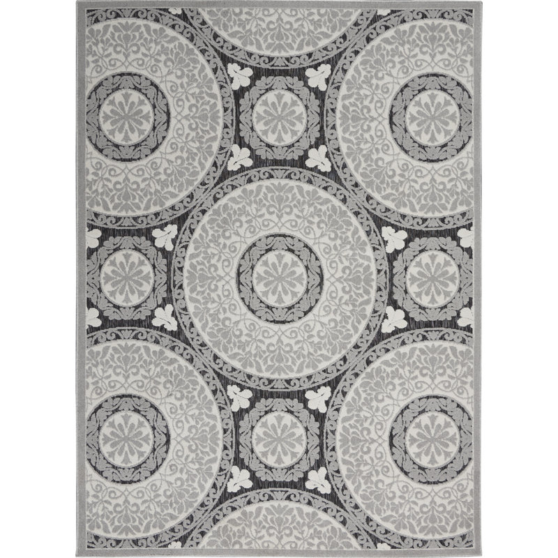 Tapis gris Romelia, Rectangle 4 pi x 6 pi