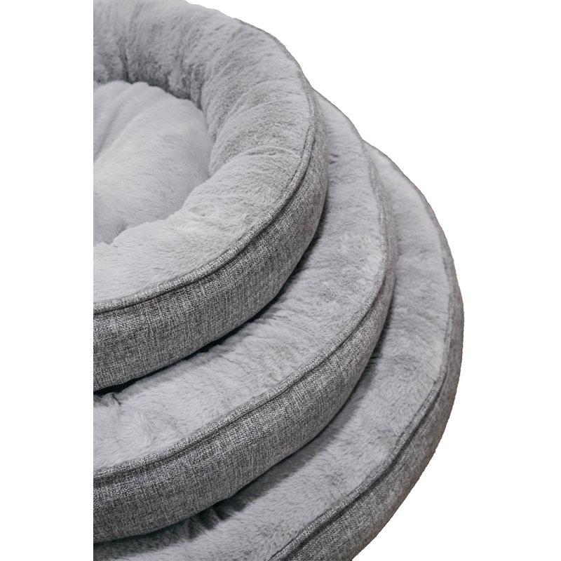 Lit pour animal de compagnie, Gris, L 21,7 po x l 13,8 po