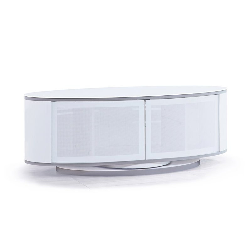 Weyland Unfinished TV Stand for TVs up to 50", Gloss White