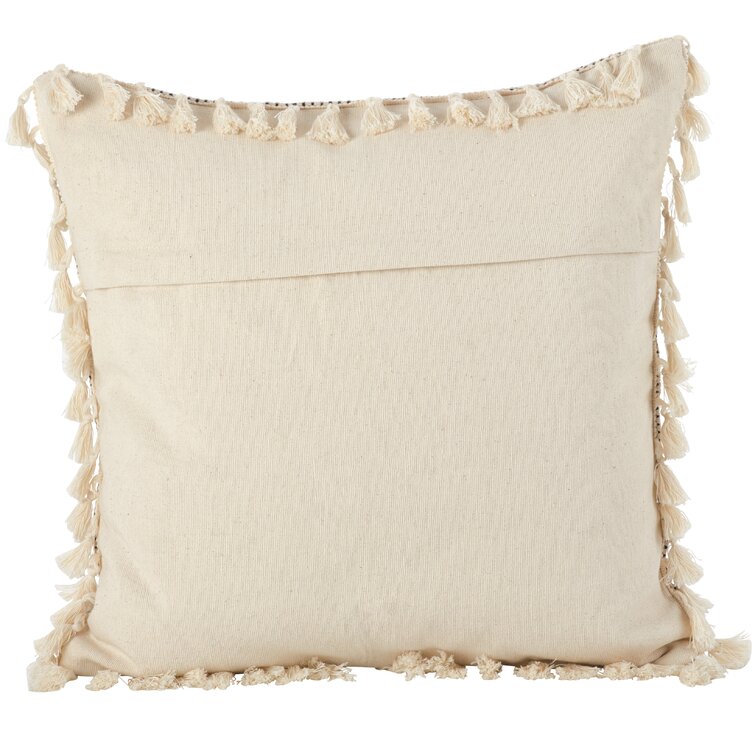 Dakota Fields Abel Sequined Cotton Throw Pillow & Reviews