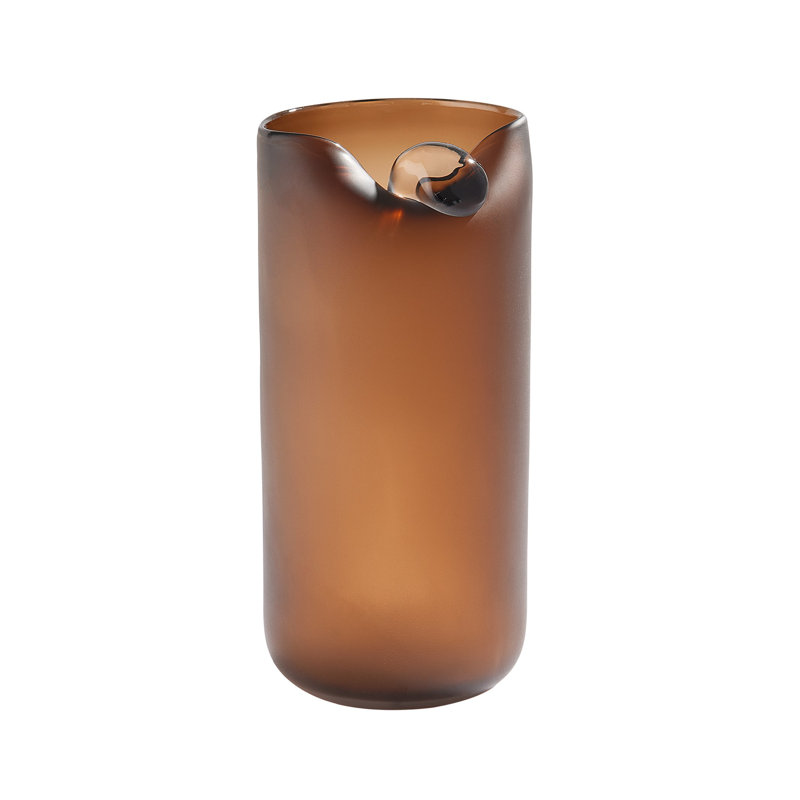 Poise Vase, Brown, 12.75" H x 5.75" W x 5.75" D
