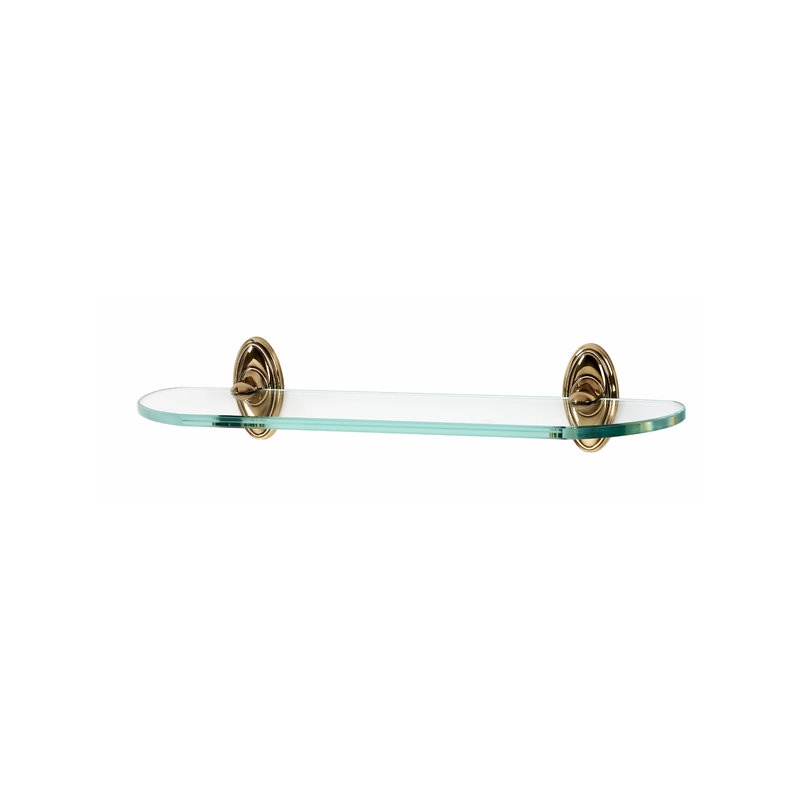Classic Traditional Wall Shelf, Polished Antique