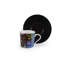 Furisode Porcelain Espresso Cup and Saucer