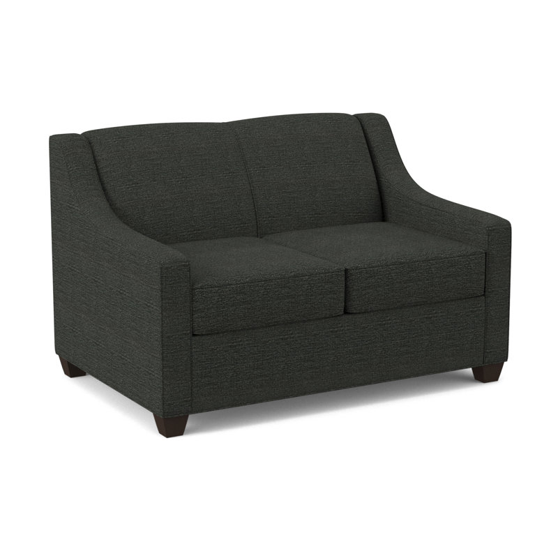 Phillips 52" Square Arm Sofa Bed with Reversible Cushions, Cafelle, Antic Pepper