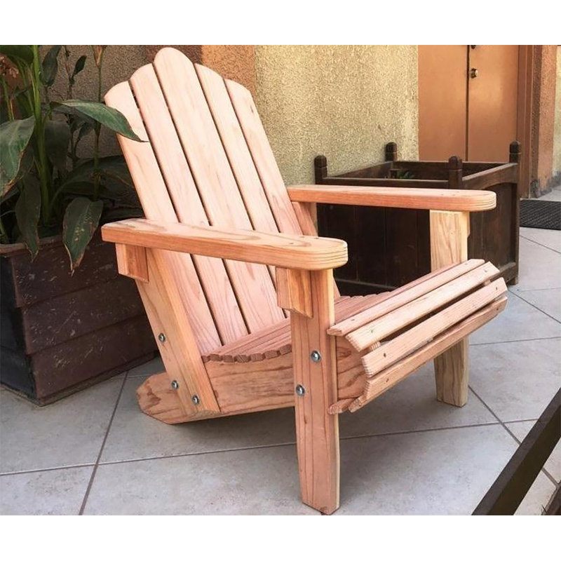 Chaise Adirondack Benkley Redwood, Transparent