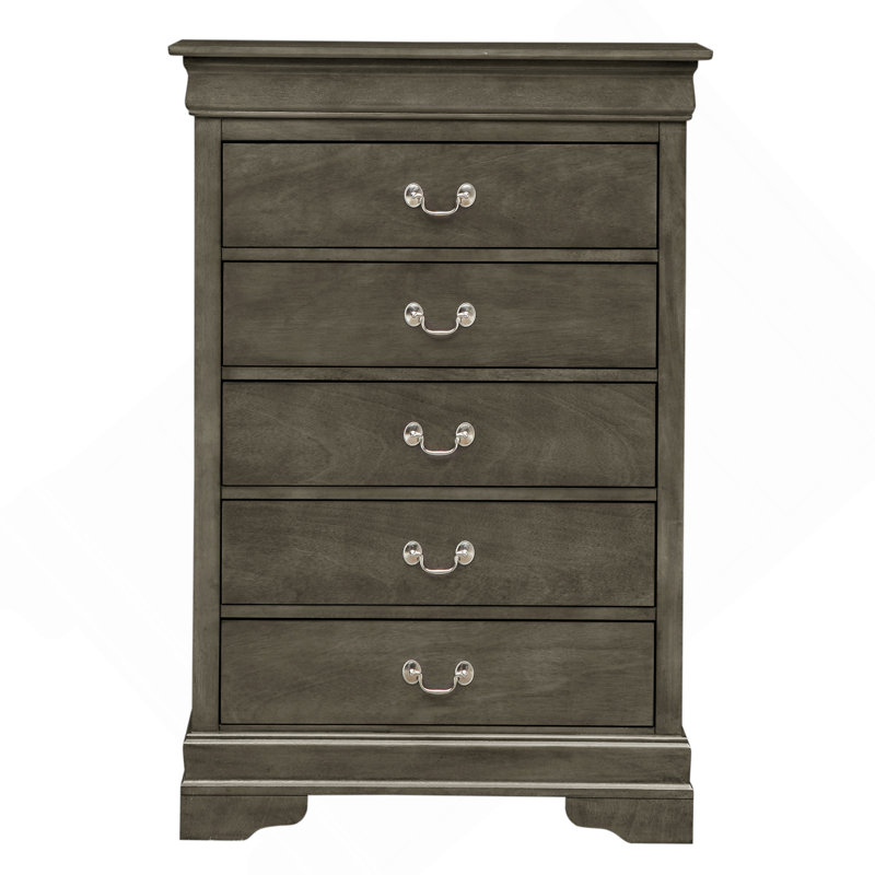 Commode Louis Phillipe G3105-CH, gris, Gris