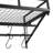 24 Inch Wall Mounted Pot Rack Wall Storage Shelf for Kitchen