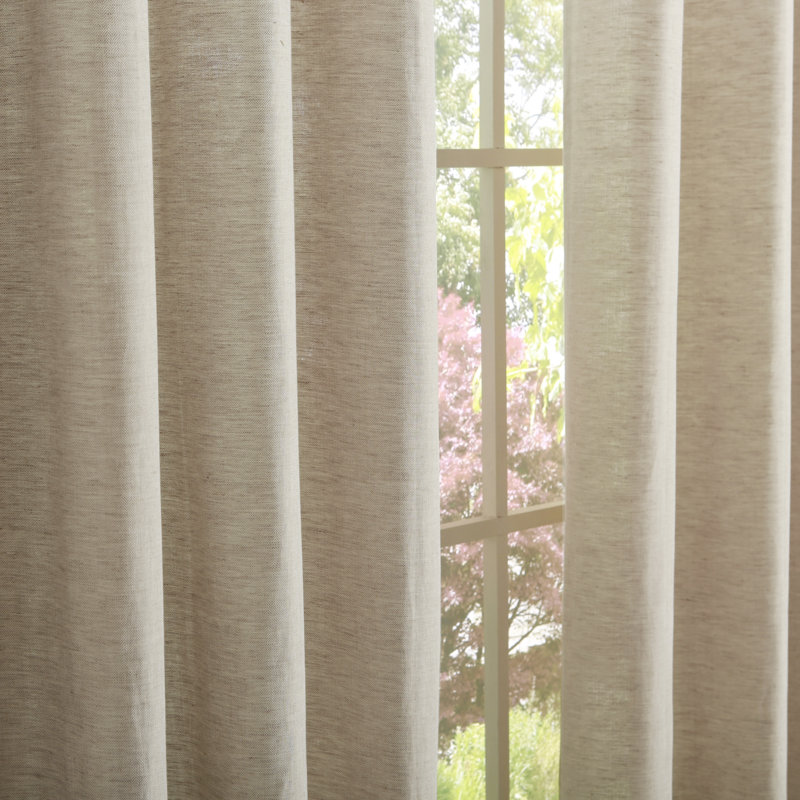 Paire de rideaux transparents avec œillets Regan, l 52 po x L 84 po