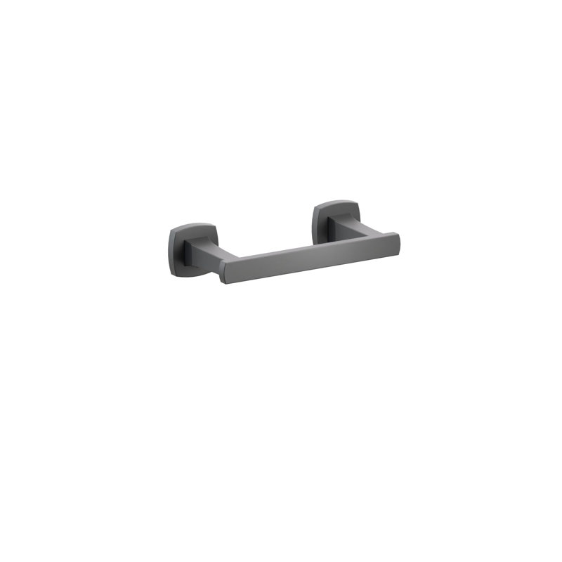 Wall Mounted Toilet Paper Holder, Flat Black