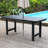 HDPE Outdoor Patio Dining Set, One Table And Six Chairs. The Outdoor Dining Furniture Has Sunshade Holes And Is Suitable. It Is Suitable For Lawns, Gardens, Backyards, And Pool Sides.Waterproof-775906282-775906283