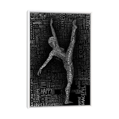 " Dancer " Textual Art Print