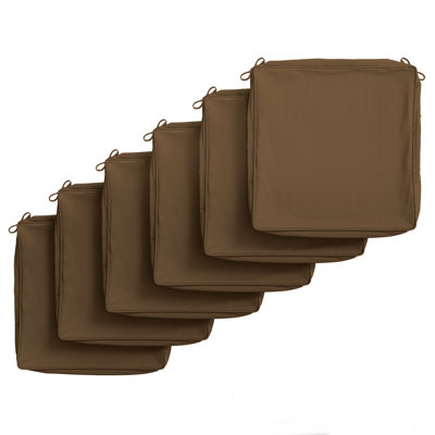 Outdoor  3'' Non-Slip Cushion Cover Water-Repellent Seat Cushion Slipcover With Portable Carry Handle.