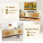 Rattan Tv Stand For 65-inch Tv 59" Tv Console Cabinet Boho Entertainment Center