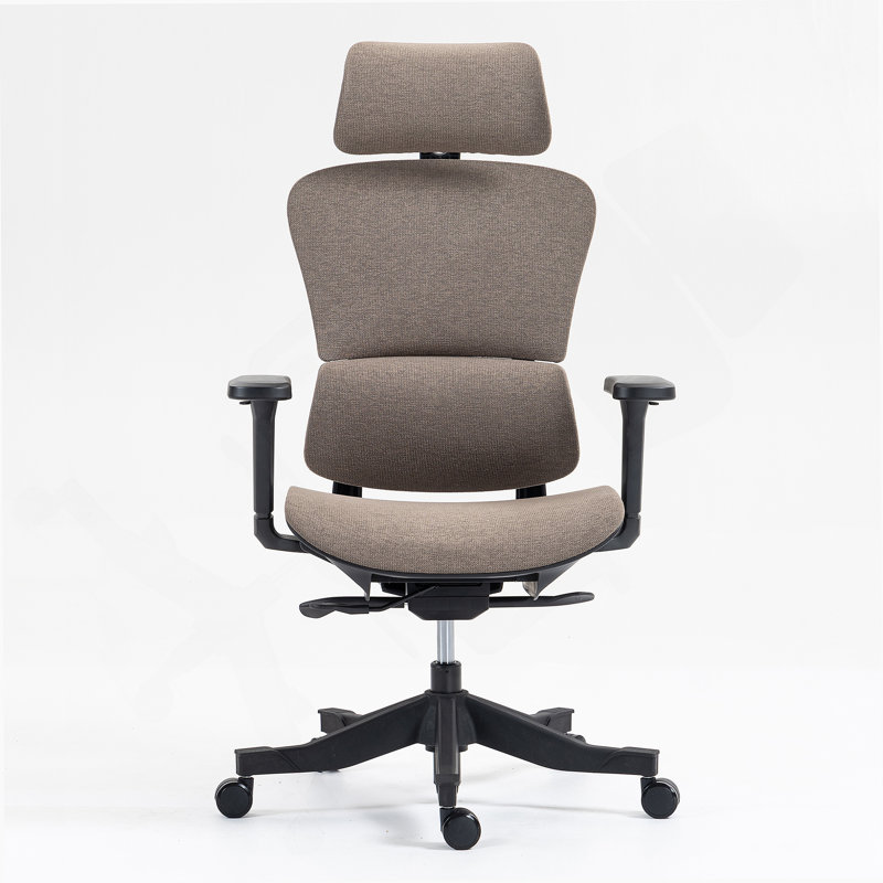 High Back Mesh Office Chair, Brown, Black