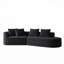Canapé modulaire surdimensionné 4 places avec coussins décoratifs Modern Chenille-1646857159