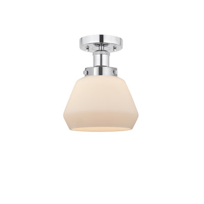 Cahn Glass Semi Flush Mount