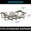 Metal Flat Napkin Holder