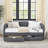 Modern Twin Size Upholstery Daybed With Trundle Bed And Two Storage Drawers, Extendable Daybed-1890899655