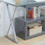 Bureau de direction en bois massif Lindel