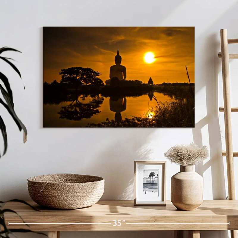Adella Sunset Buddha, 16" H x 24" W