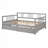 Full Size Daybed Wood Bed with Two Drawers-266604893-266604892