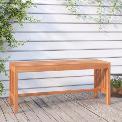 Lailey Solid Wood Eucalyptus Outdoor Bench