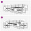  Outdoor Sofa Set 9 Pcs Sectional Garden Furniture Patio Poolside Acacia-1320943206